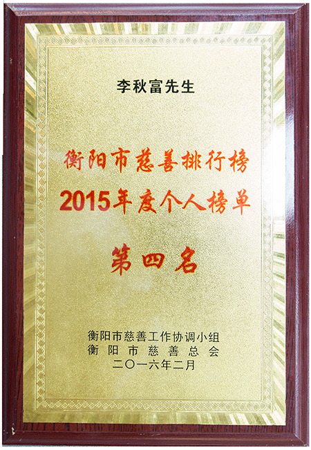 2015年度個人榜單